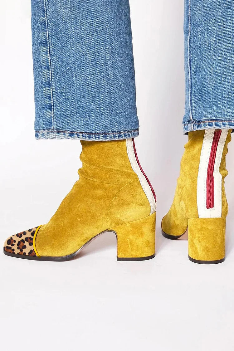 Mid-Heel | Ankle laars with sporty details