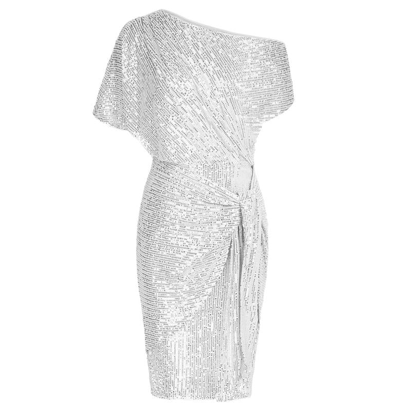 Aurelia™ | Elegante sequined off-shoulder bodycon party jurk