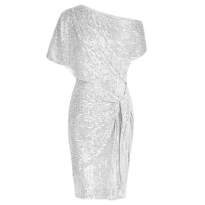 Aurelia™ | Elegante sequined off-shoulder bodycon party jurk