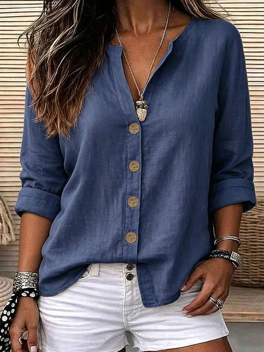 Sara | Luchtige Plus Size Zomerblouse (TIJDELIJK 1+1 GRATIS)