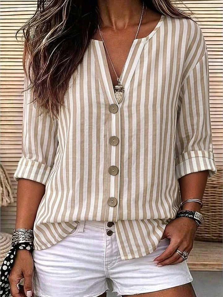 Sara | Luchtige Plus Size Zomerblouse (TIJDELIJK 1+1 GRATIS)