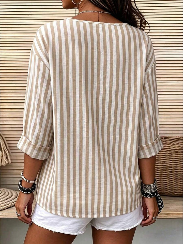 Sara | Luchtige Plus Size Zomerblouse (TIJDELIJK 1+1 GRATIS)