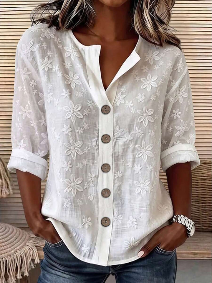 Sara | Luchtige Plus Size Zomerblouse (TIJDELIJK 1+1 GRATIS)