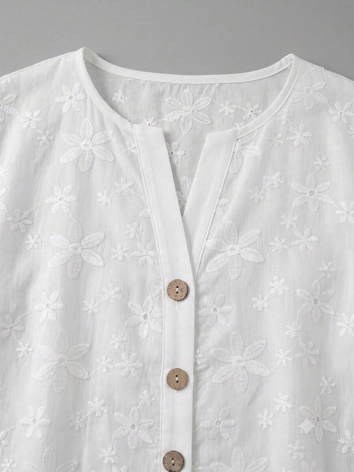 Sara | Luchtige Plus Size Zomerblouse (TIJDELIJK 1+1 GRATIS)