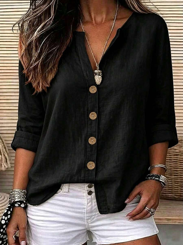 Sara | Luchtige Plus Size Zomerblouse (TIJDELIJK 1+1 GRATIS)