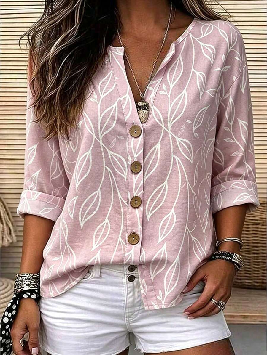 Sara | Luchtige Plus Size Zomerblouse (TIJDELIJK 1+1 GRATIS)