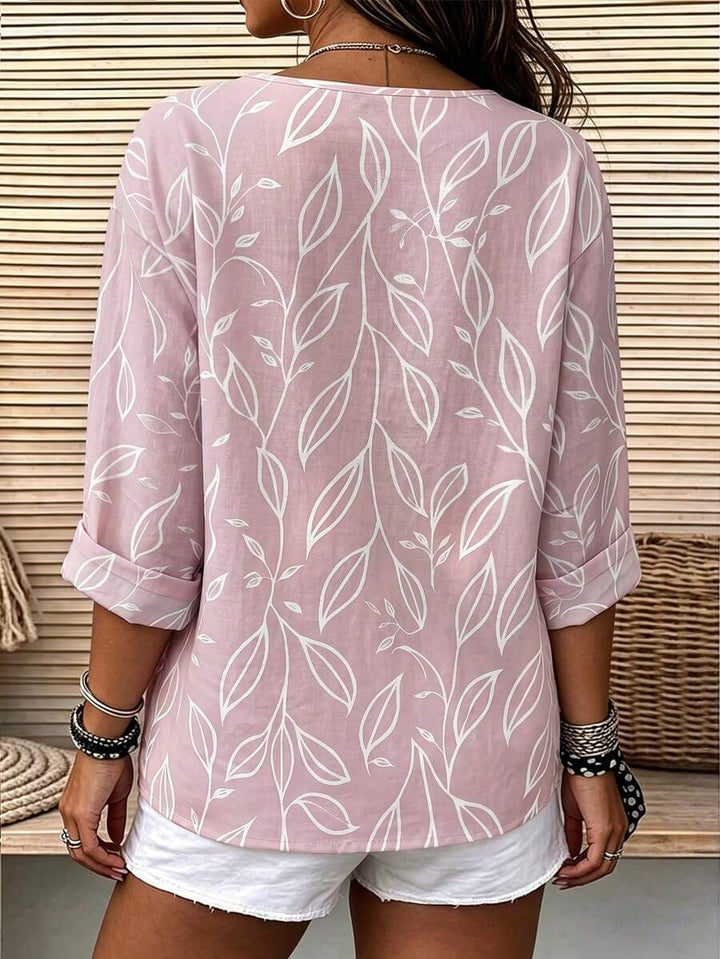 Sara | Luchtige Plus Size Zomerblouse (TIJDELIJK 1+1 GRATIS)