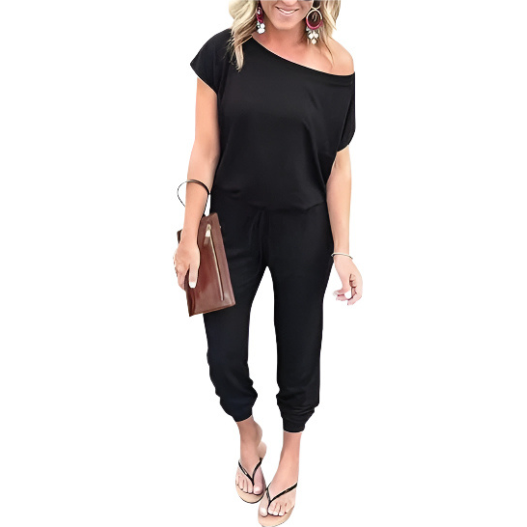 Adelfa™ | Effortless off-shoulder summer lounge playsuit
