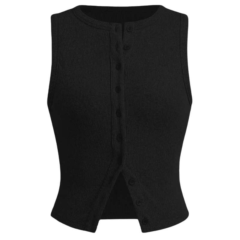Kylie™ | Klassieke ribbed casual crop top