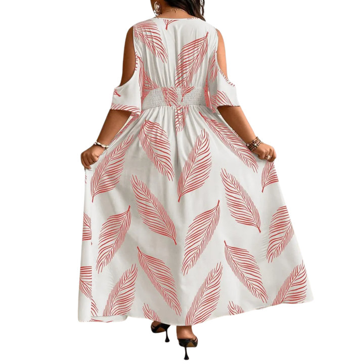 Samira | Boho print shoulder jurk