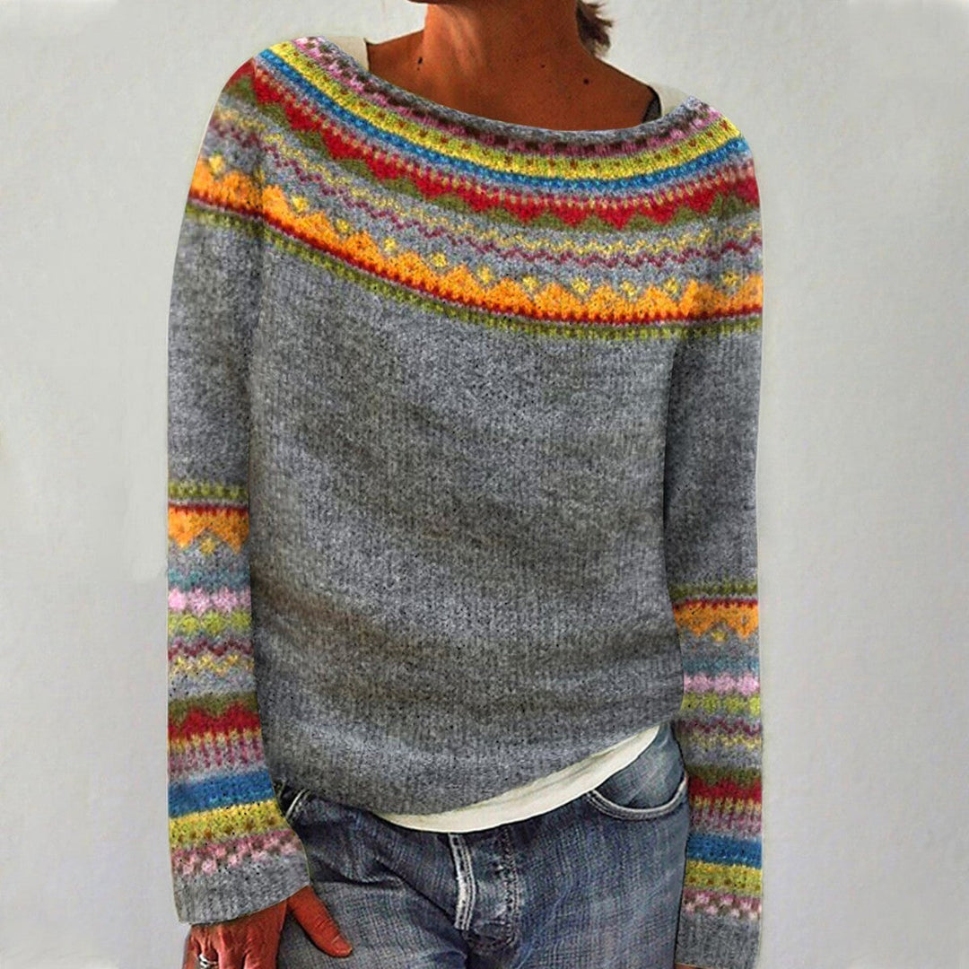Celine™ | Multicolor fair isle trui