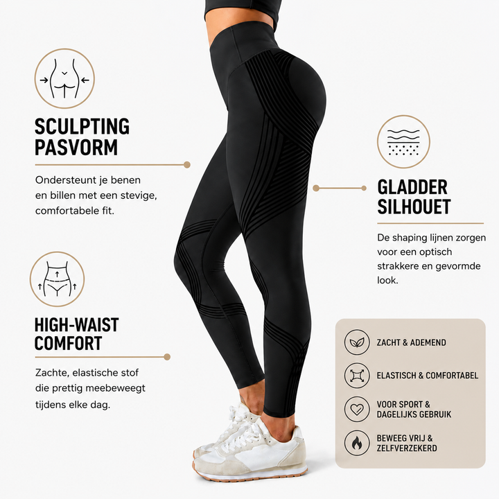 Valeria | Sculpting Compressie Legging (Tijdelijk 1+1 GRATIS)