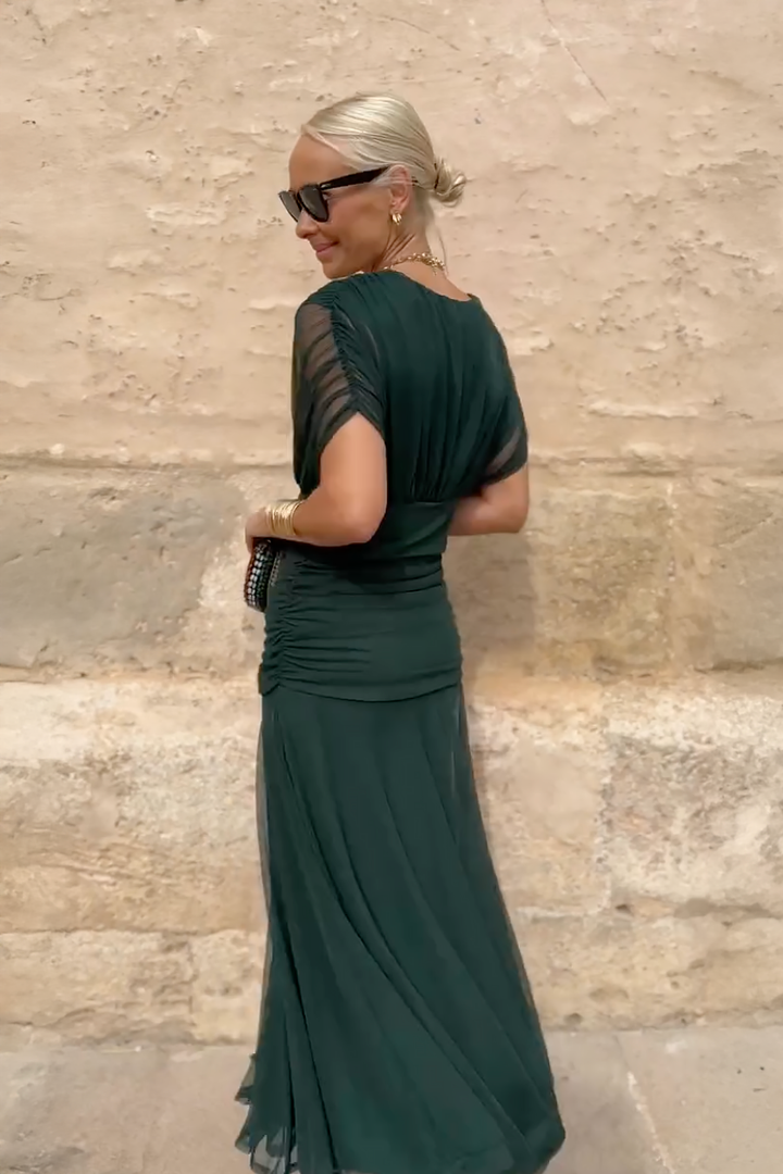 Elin | Maxi jurk met V-hals
