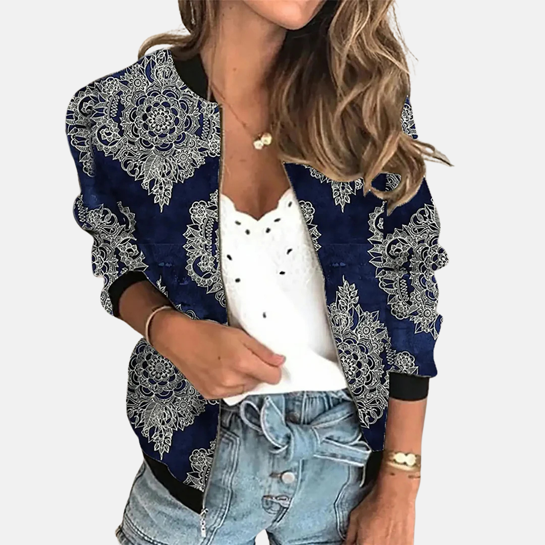 Vera | Licht Jasje met Print
