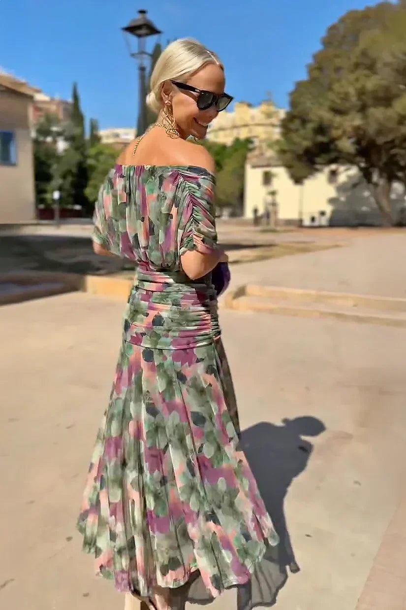 Elin | Maxi jurk met V-hals