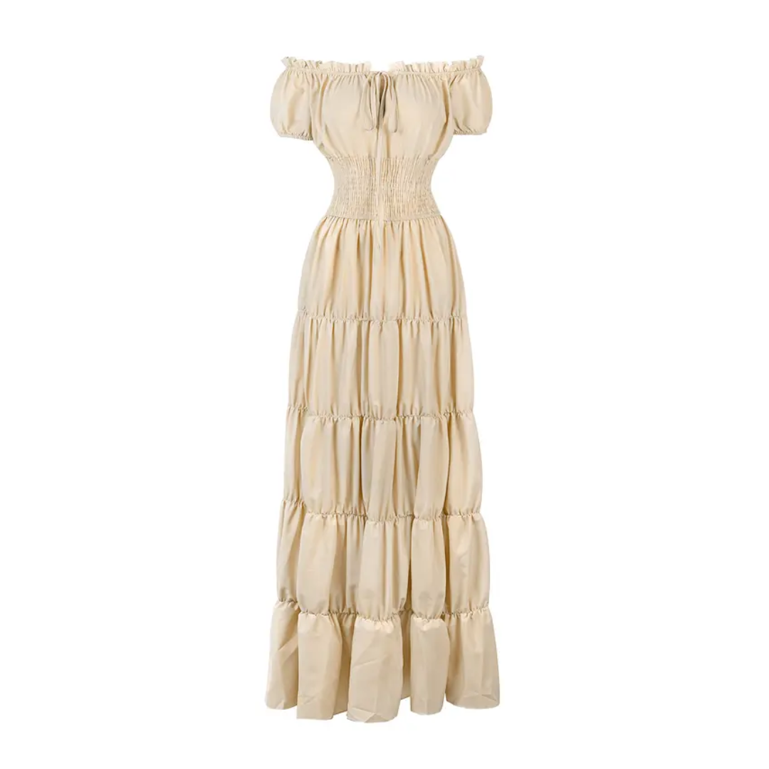 Gwendolyn™ | Medieval renaissance smocked waist jurk