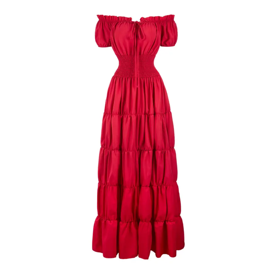 Gwendolyn™ | Medieval renaissance smocked waist jurk