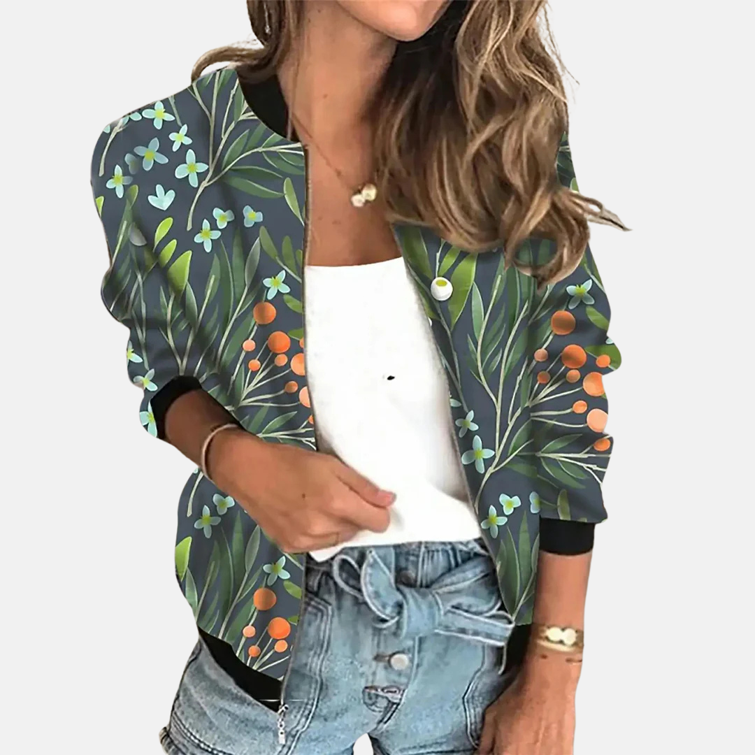 Vera | Licht Jasje met Print