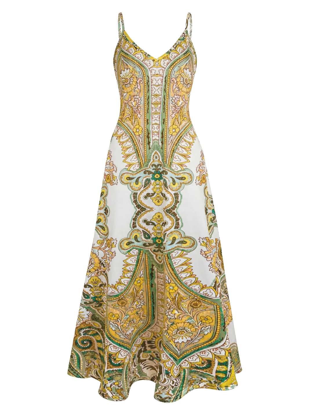Sammy | Boho bloemen print zonder mouwen jurk