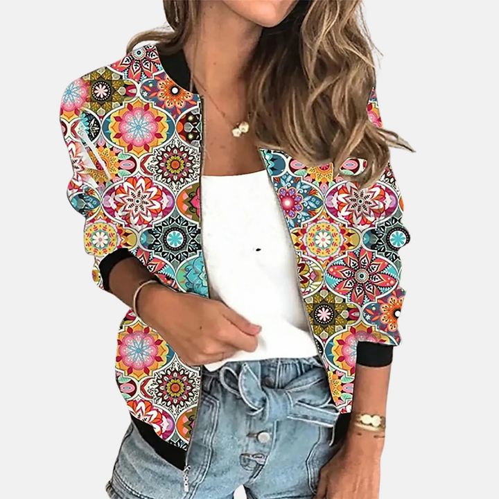 Vera | Licht Jasje met Print
