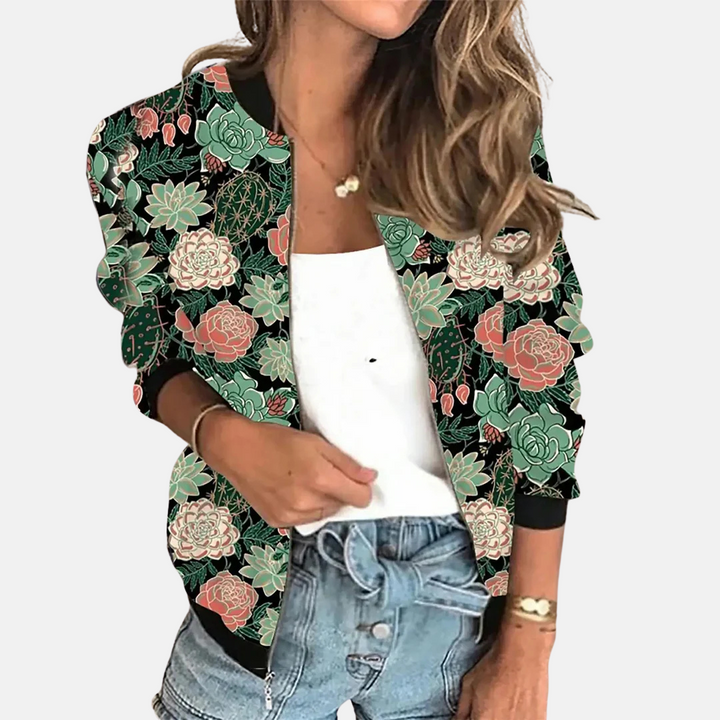 Vera | Licht Jasje met Print