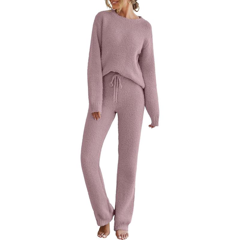 Angel™ | Dames cozy pajama set fuzzy fleece 2-piece lounge trui for winter