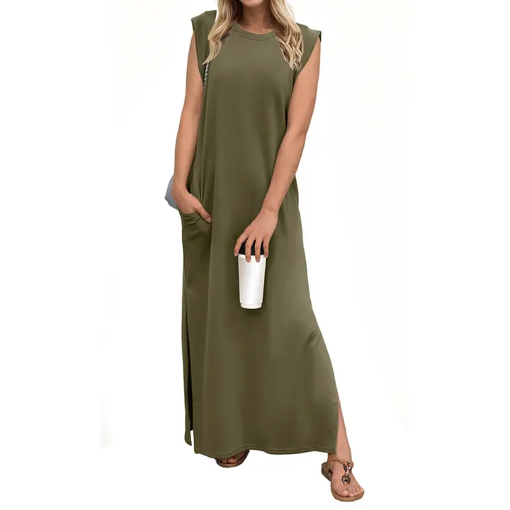 Roseliane | Breezy split pocket maxi jurk