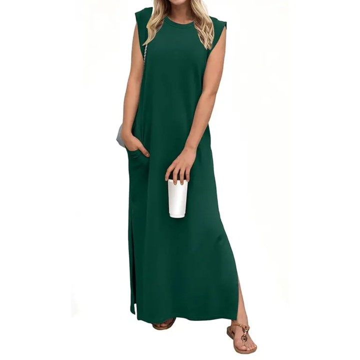 Roseliane | Breezy split pocket maxi jurk