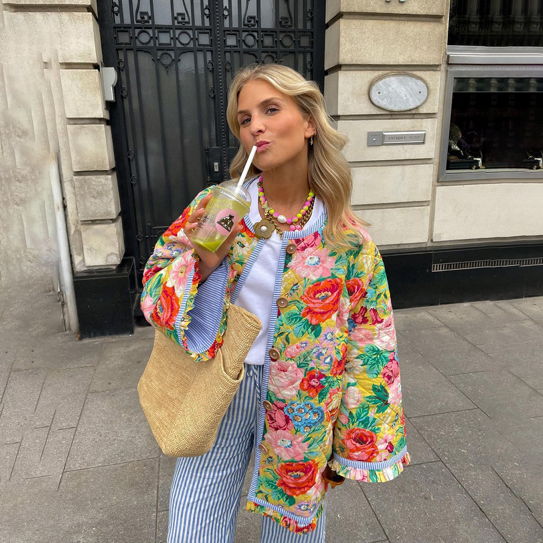 Nicole™ | Trendy met print jas