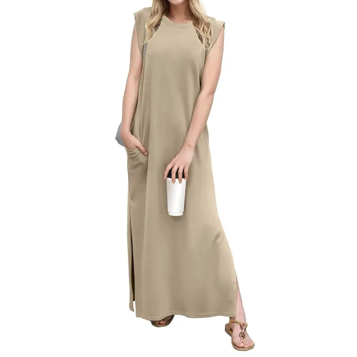 Roseliane | Breezy split pocket maxi jurk