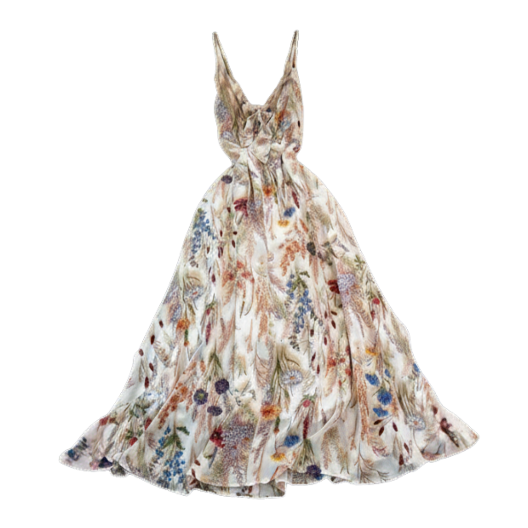 Wren™ | Boho bloemen spaghetti strap jurk
