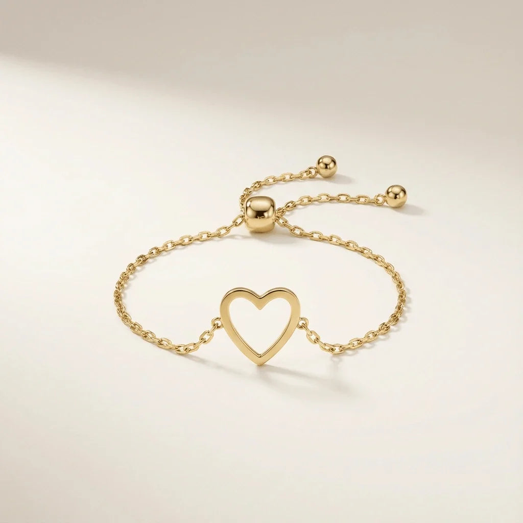 Amora | Moeder-Dochter Hartarmband Set