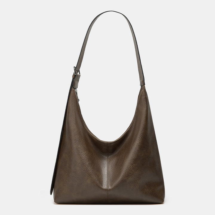 Desiree™ | Dames effen kleur pu leather schoudertas versatile daily shopping & work tas