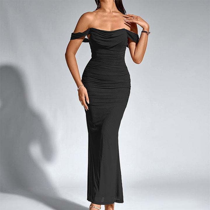 Eunoia™ | Elegante off shoulder backless mermaid jurk