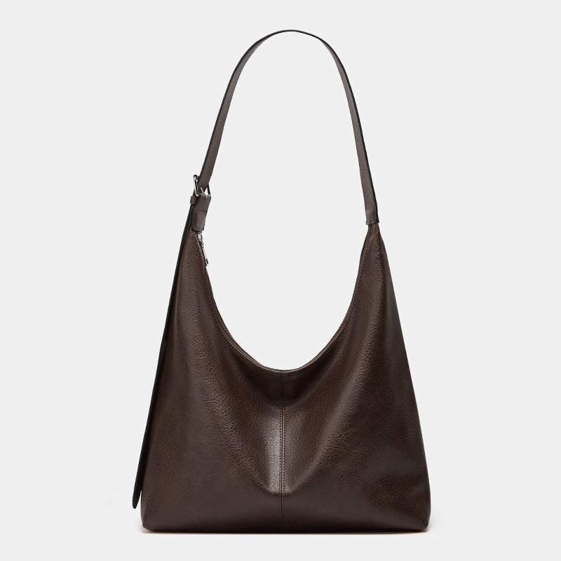 Desiree™ | Dames effen kleur pu leather schoudertas versatile daily shopping & work tas