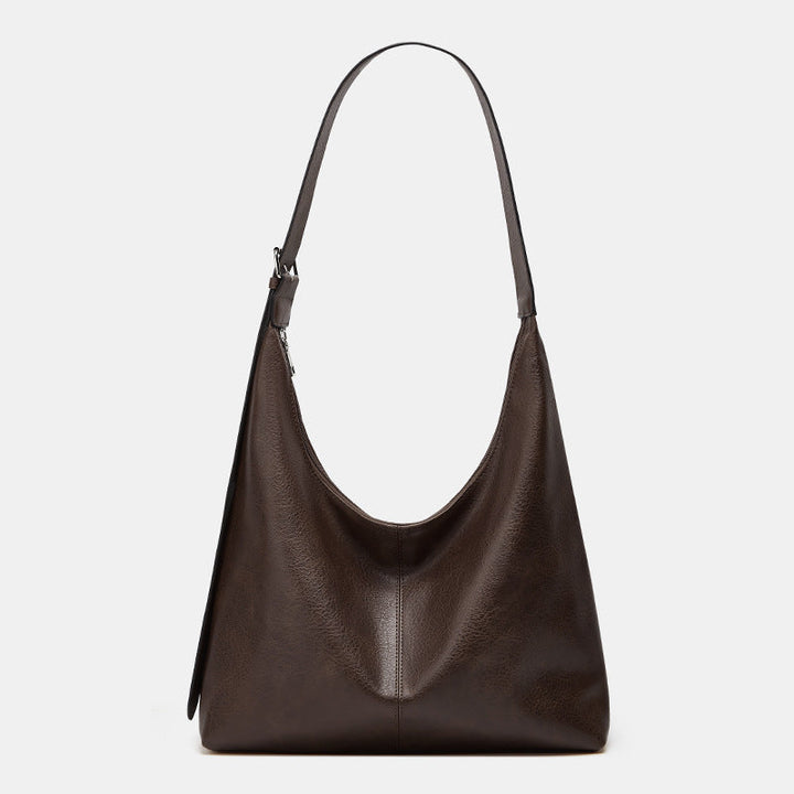 Desiree™ | Dames effen kleur pu leather schoudertas versatile daily shopping & work tas