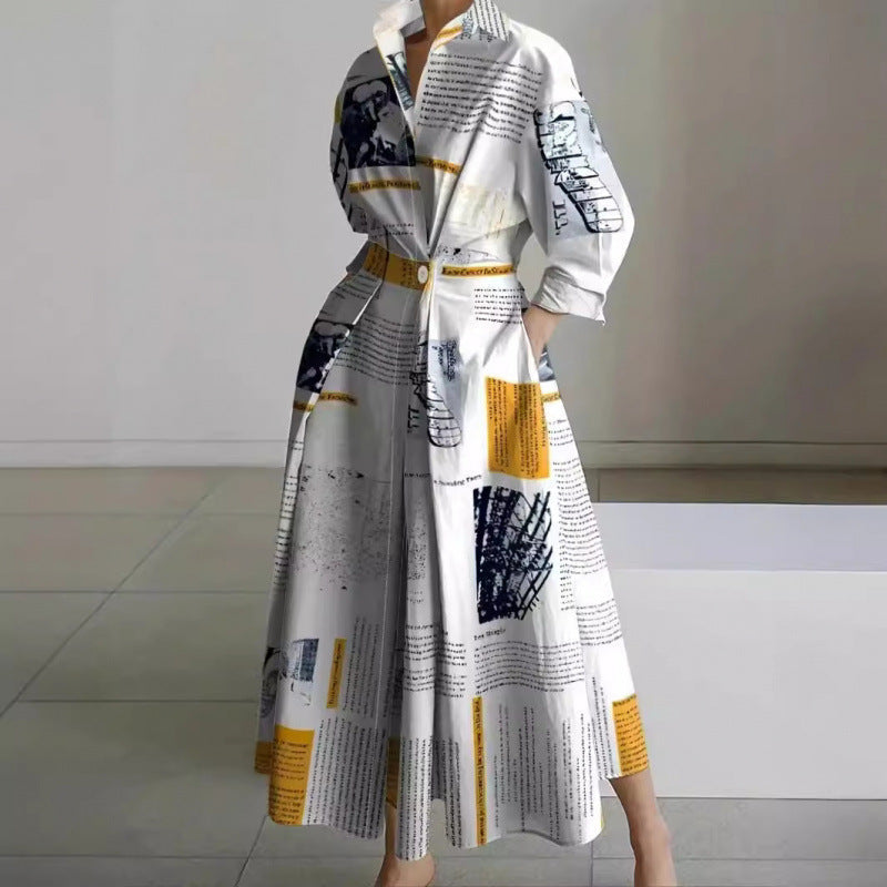 Sofer™ | Elegante front wrap collared maxi jurk