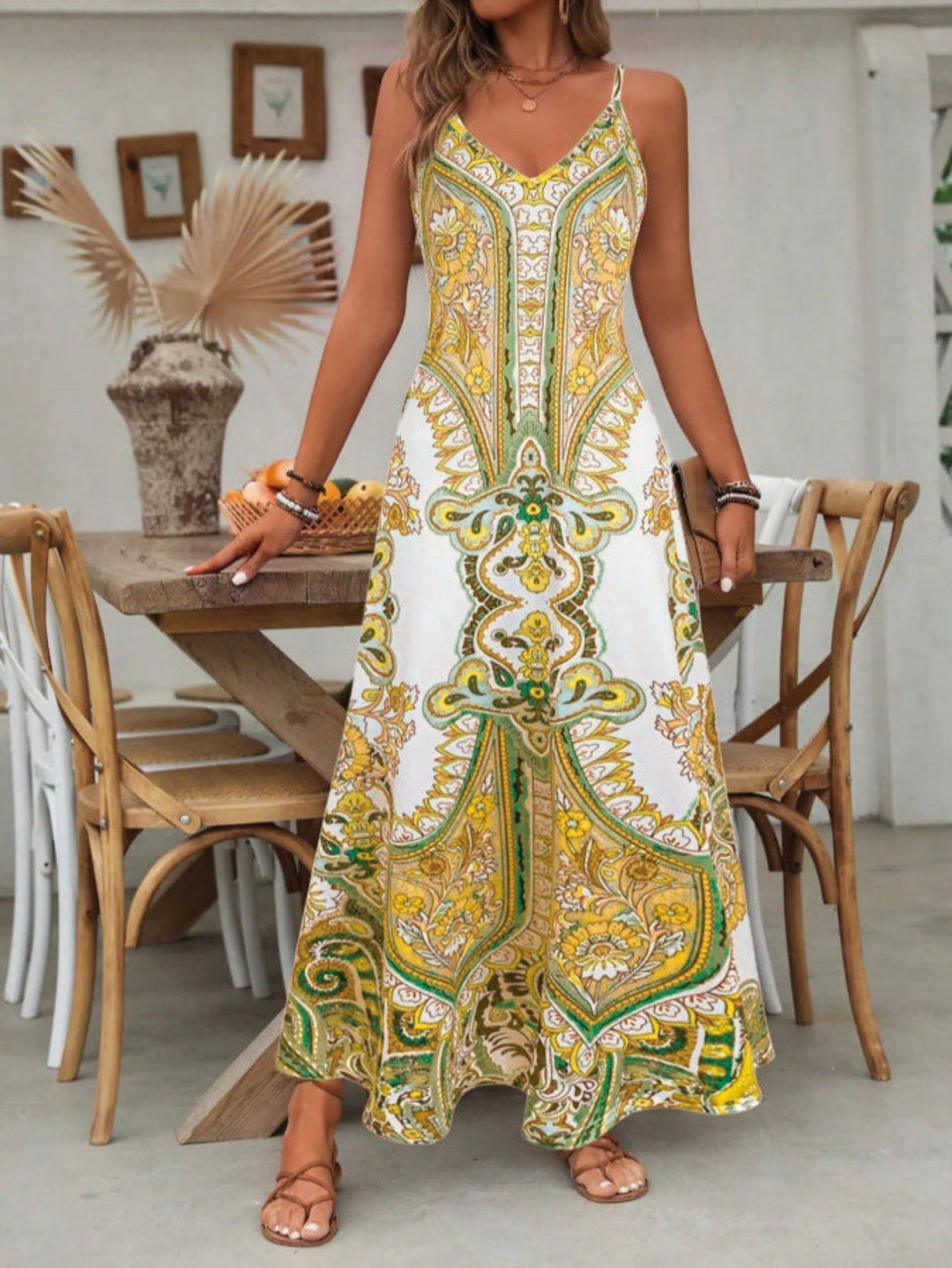 Pugar™ | Chique summer zonder mouwen strap maxi jurk