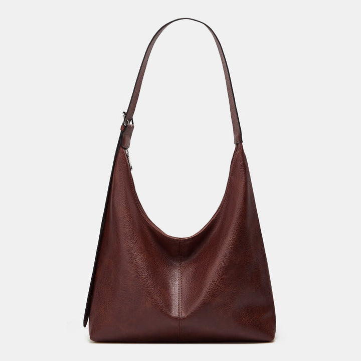 Desiree™ | Dames effen kleur pu leather schoudertas versatile daily shopping & work tas