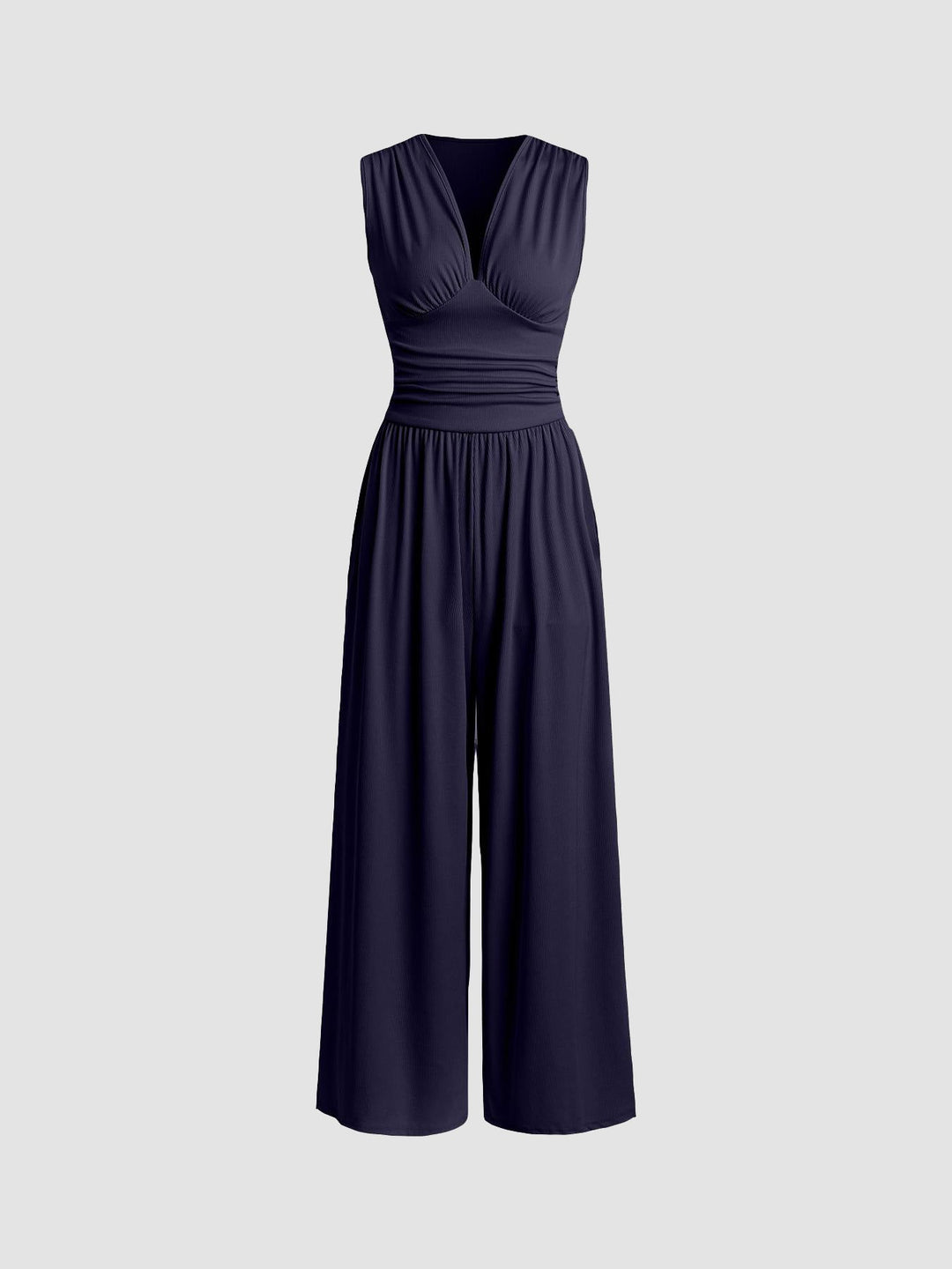 Christine | Chique zonder mouwen wide-leg jumpsuit