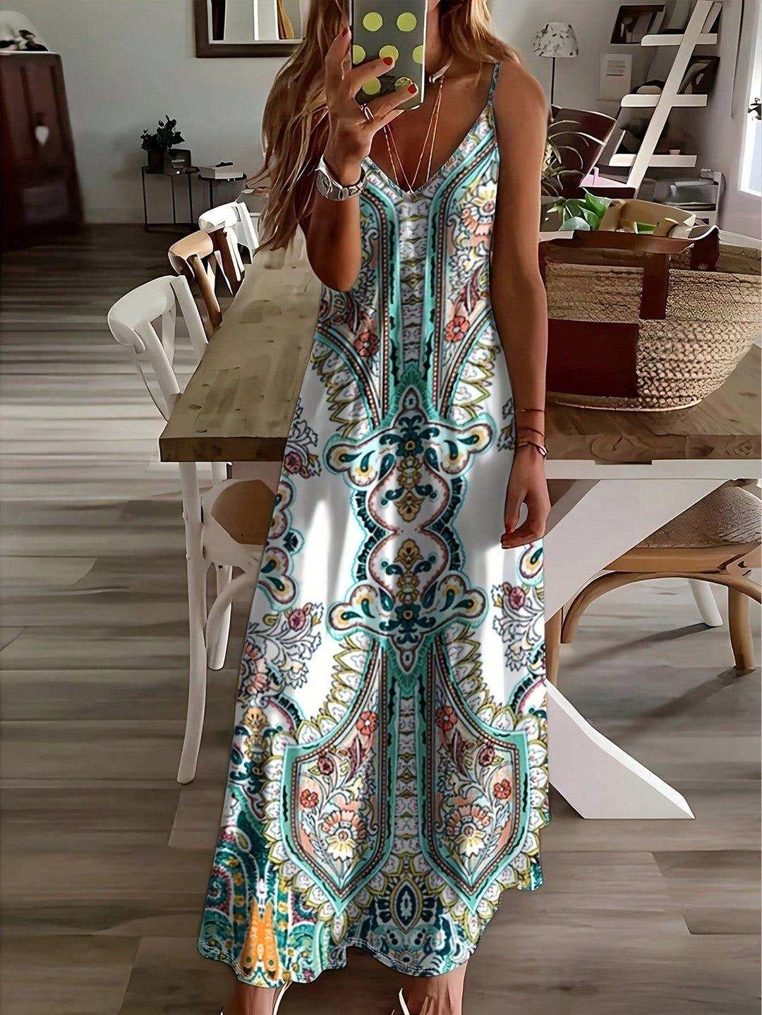 Pugar™ | Chique summer zonder mouwen strap maxi jurk