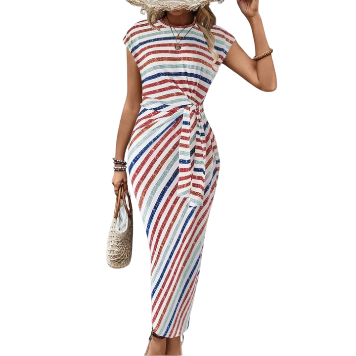 Feline | Tie-waist bodycon jurk