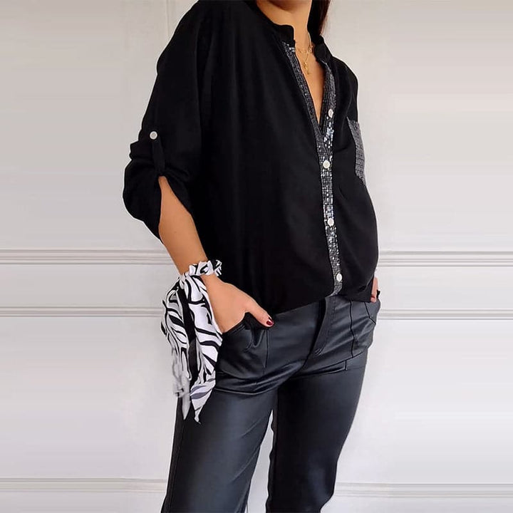 Danica™ | Sequin detailed blouse
