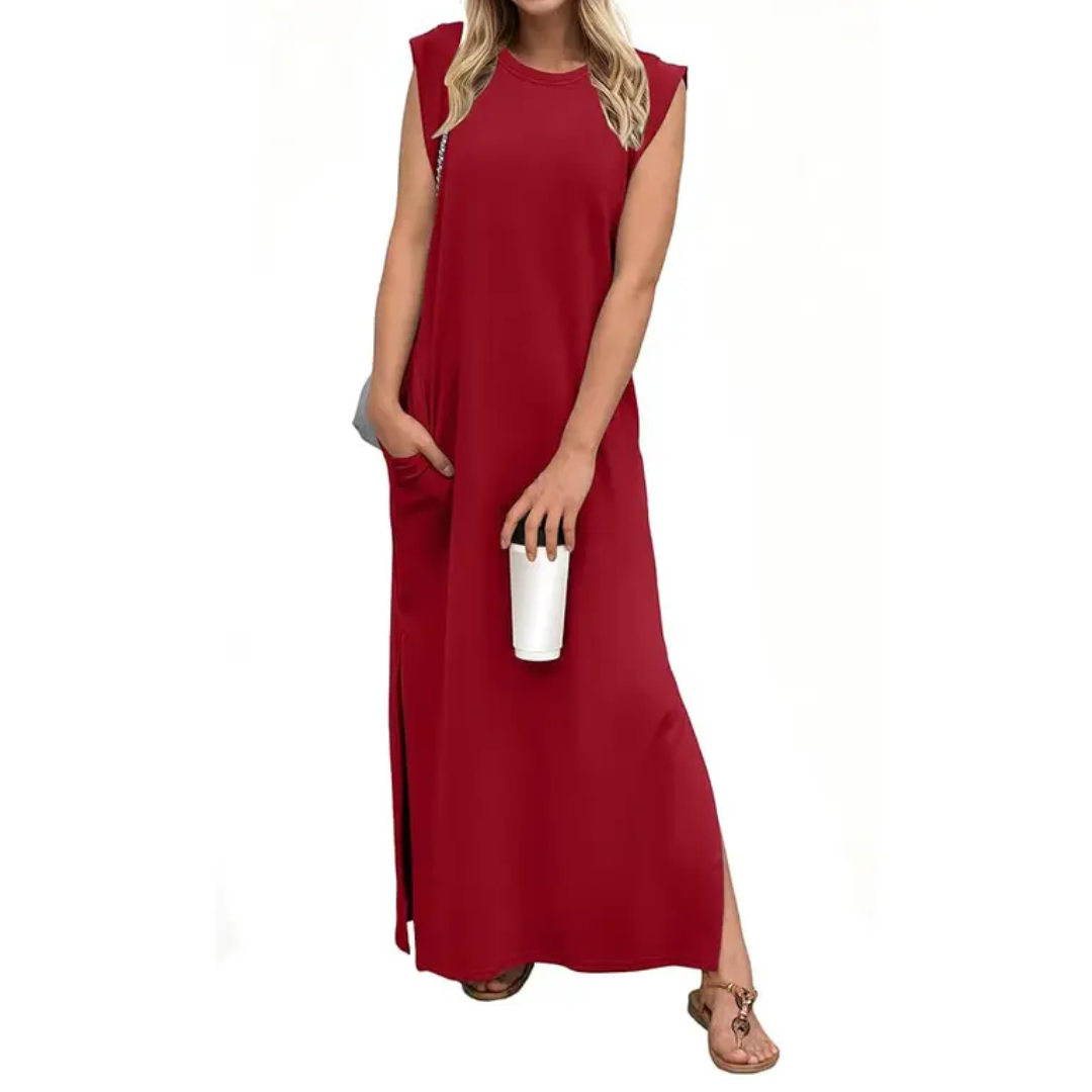 Roseliane | Breezy split pocket maxi jurk