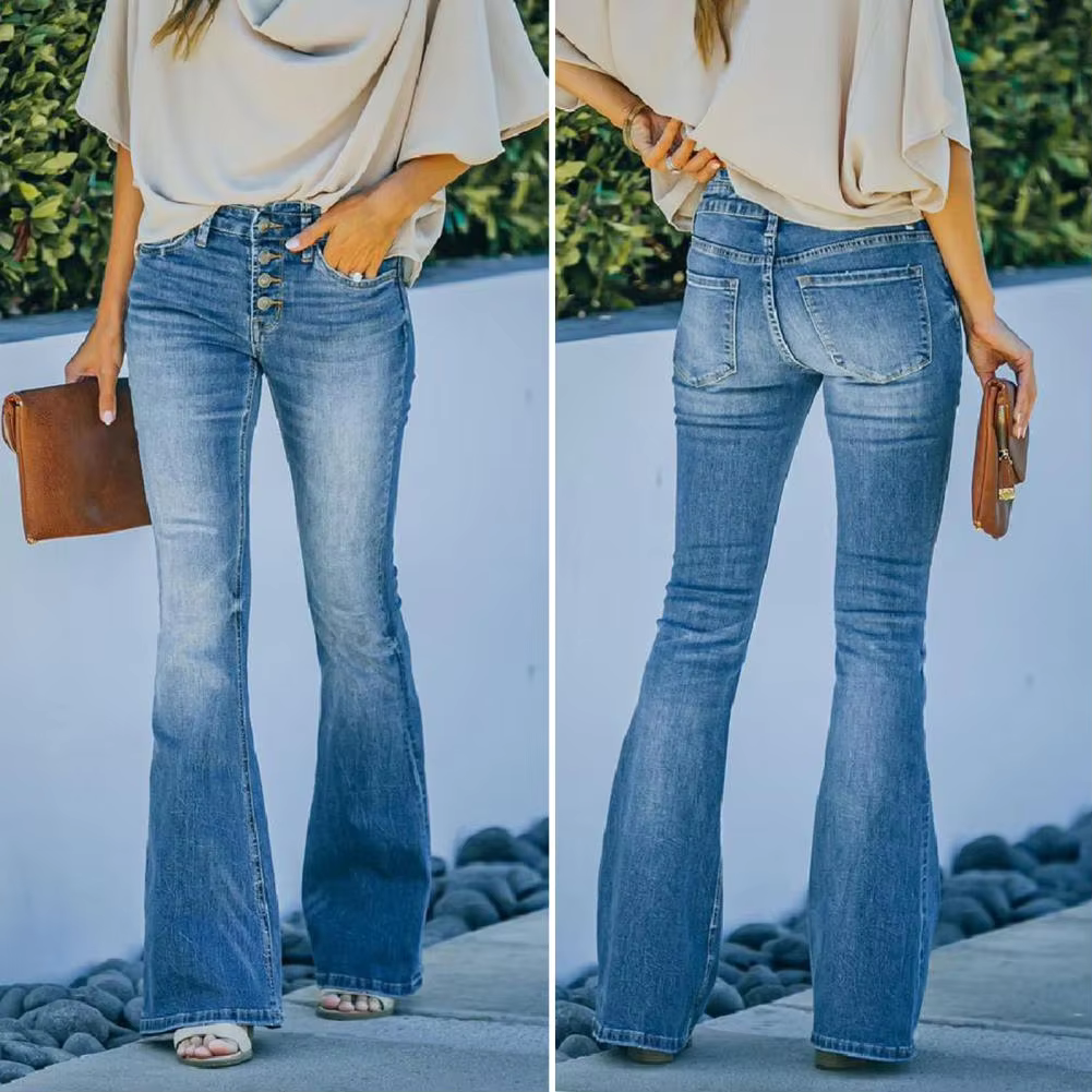 Aveline™ | Comfortabele high waist vintage flared jeans