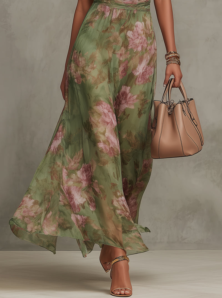 Sophie | Elegante bloemen zomerjurk