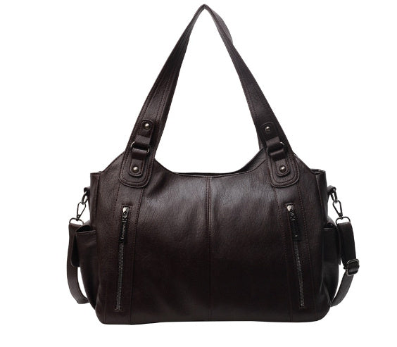 Noemie™ | Klassieke leather shopper
