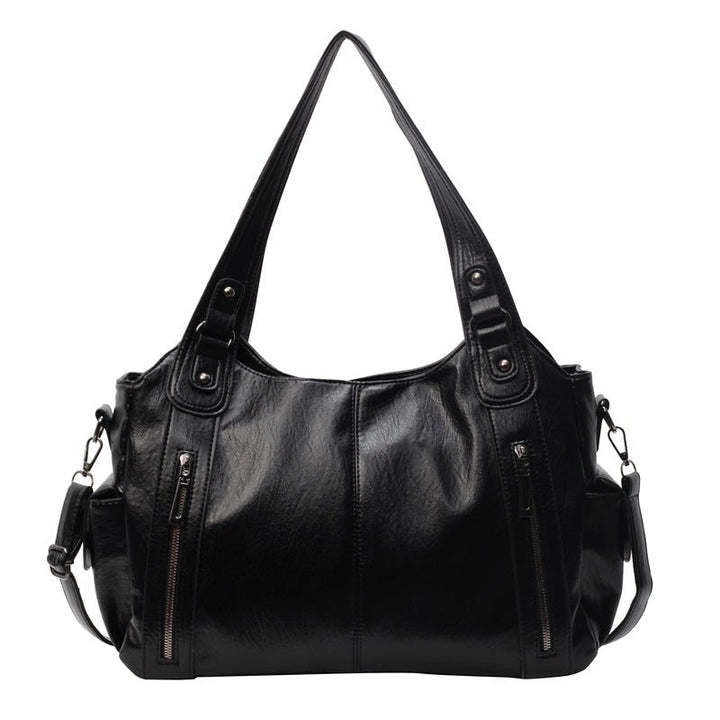 Noemie™ | Klassieke leather shopper