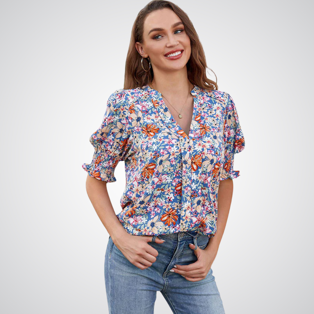 Monica™ | Chique V-hals blouse