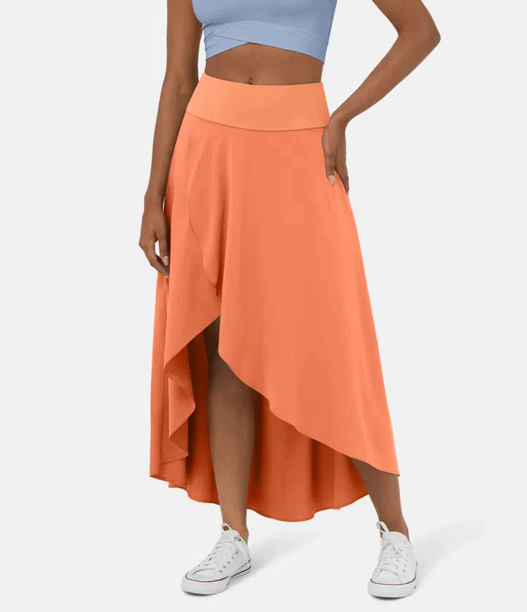 Amelie™ | Elegante asymmetric midi rok